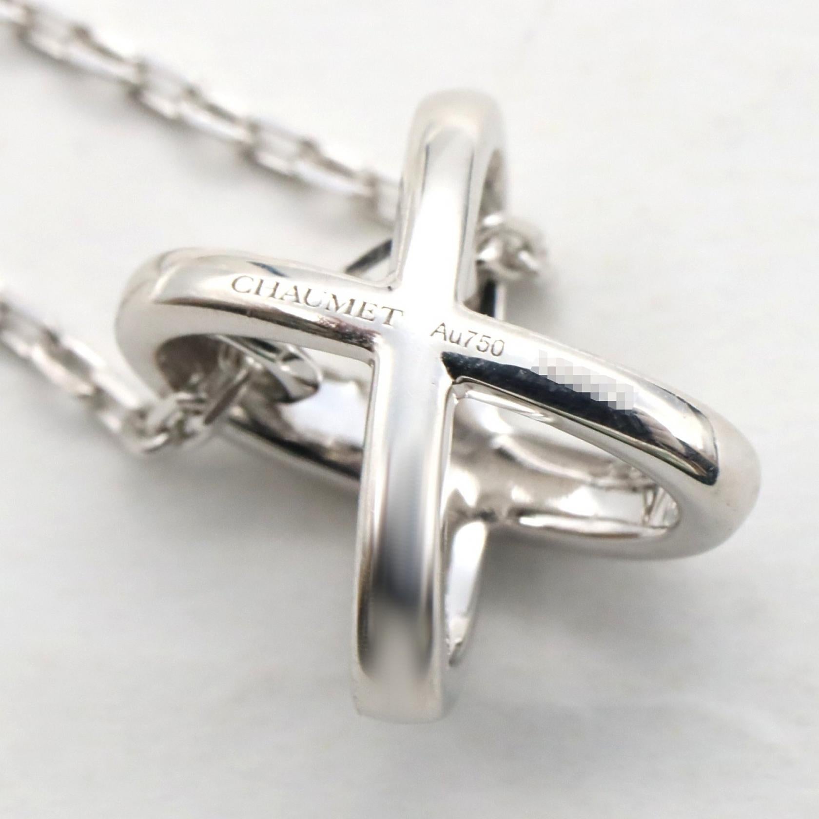 ジュ ドゥ リアン ネックレス ダイヤ ネックレス K18WG ダイヤモンド ホワイトゴールド クリア ショーメ アクセサリー CHAUMET