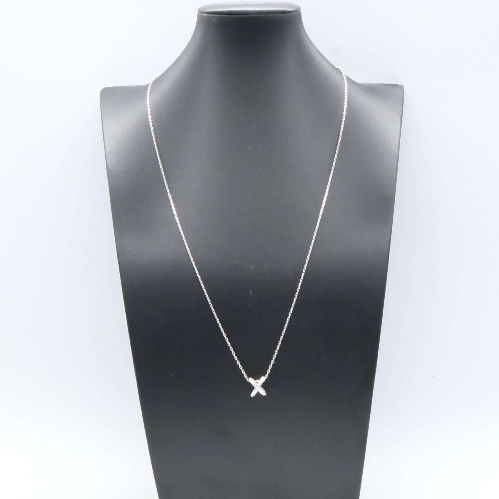 ジュ ドゥ リアン ネックレス ダイヤ ネックレス K18WG ダイヤモンド ホワイトゴールド クリア ショーメ アクセサリー CHAUMET