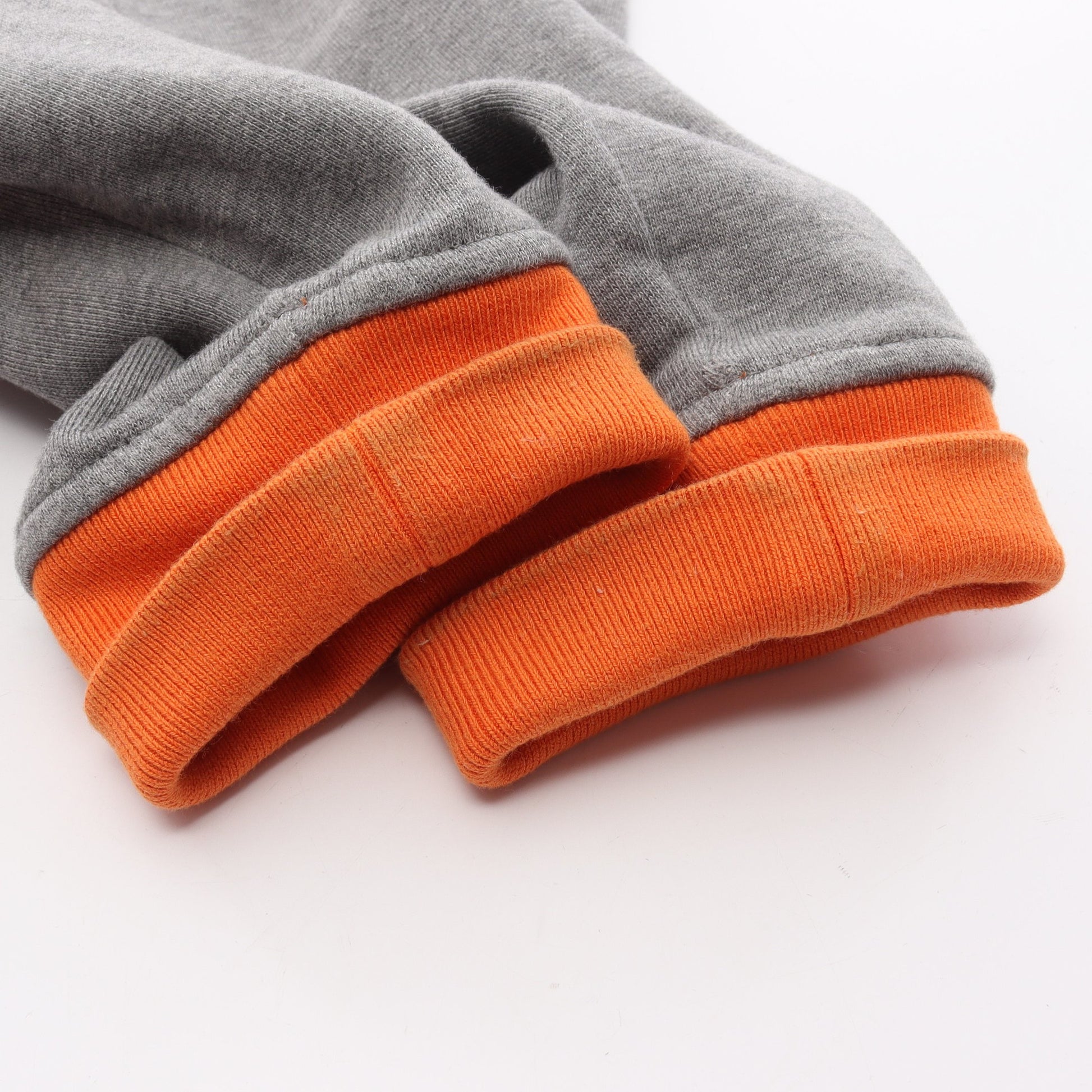 セリエボタン テディ ブルゾン コットン オレンジ グレー エルメス アウター HERMES