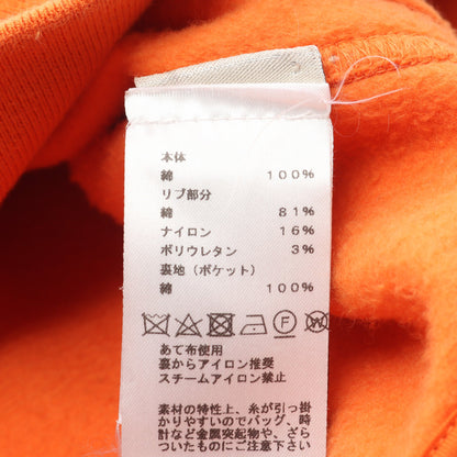 セリエボタン テディ ブルゾン コットン オレンジ グレー エルメス アウター HERMES