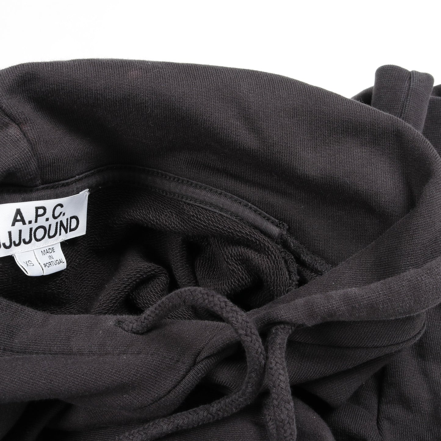 A.P.C. × JJJJOUND プルオーバーパーカー ロゴ刺繍 コットン ブラック アーペーセー トップス A.P.C.