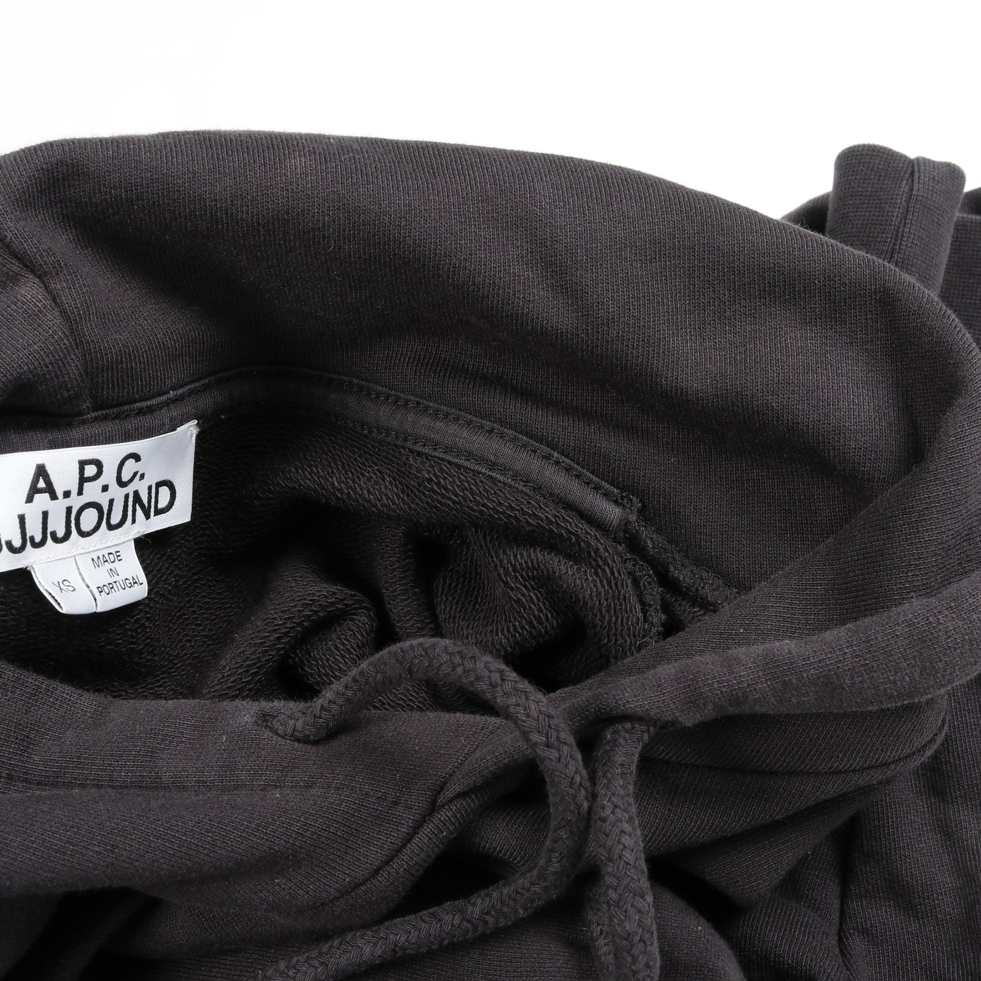 A.P.C. × JJJJOUND プルオーバーパーカー ロゴ刺繍 コットン ブラック アーペーセー トップス A.P.C.