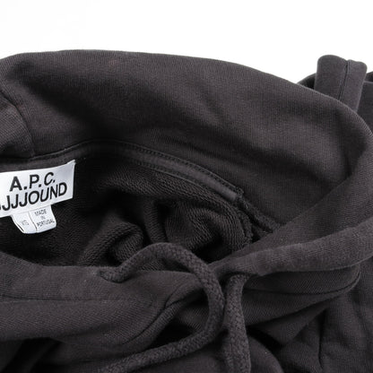 A.P.C. × JJJJOUND プルオーバーパーカー ロゴ刺繍 コットン ブラック アーペーセー トップス A.P.C.