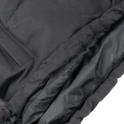 BOXY PUFFER ボクシーパファー ジャケット ナイロン ブラック 中綿 ダメージ加工 バレンシアガ アウター BALENCIAGA
