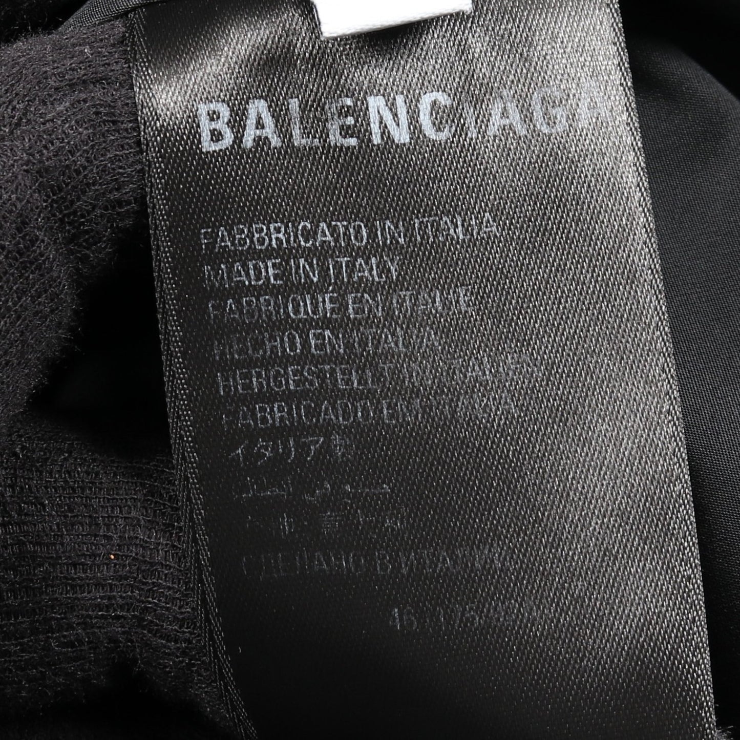 BOXY PUFFER ボクシーパファー ジャケット ナイロン ブラック 中綿 ダメージ加工 バレンシアガ アウター BALENCIAGA
