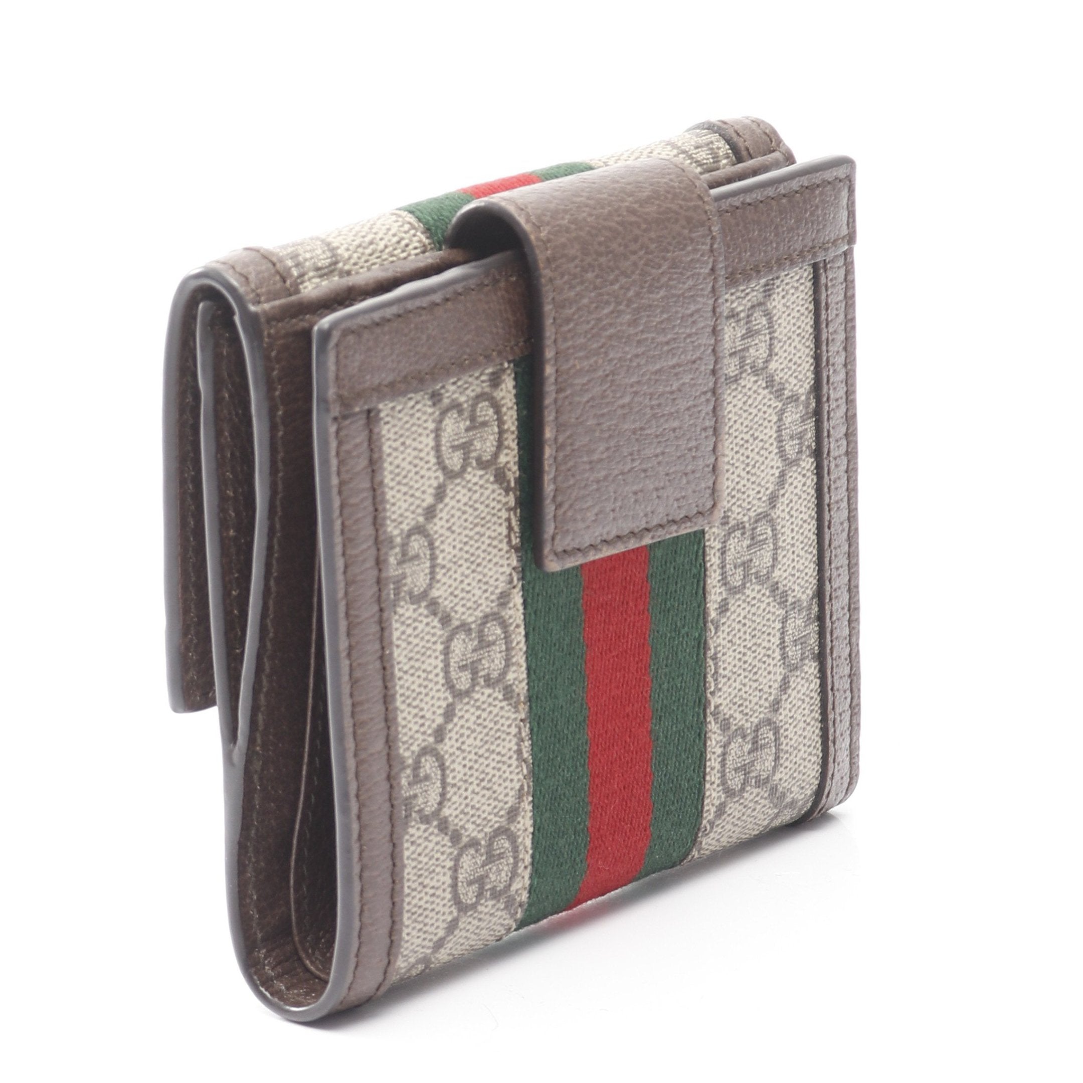 新品未使用☆GUCCI 【オフディア】GGフレンチフラップウォレット オフィディア GG フレンチフラップウォレット シェリーライン Wホック