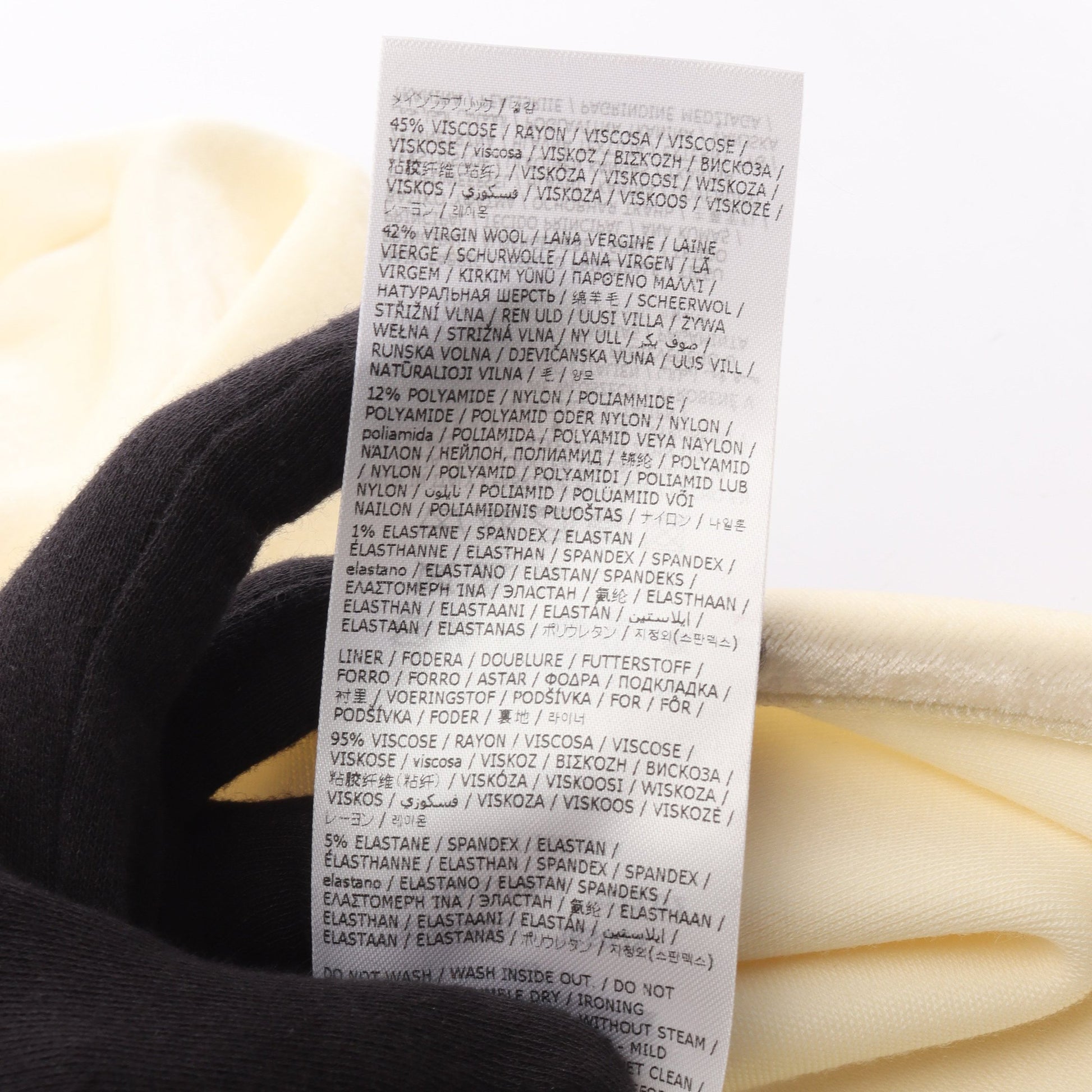 ベロア スカート ビスコース ウール オフホワイト ジルサンダー ボトムス JIL SANDER