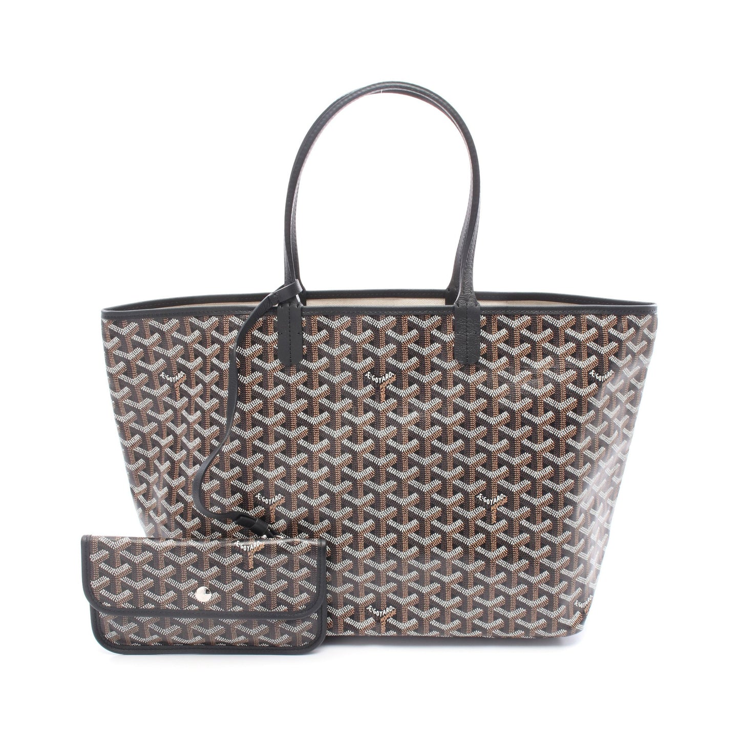 サンルイPM ハンドバッグ トートバッグ コーティングキャンバス ブラック ブラウン ホワイト ゴヤール バッグ GOYARD