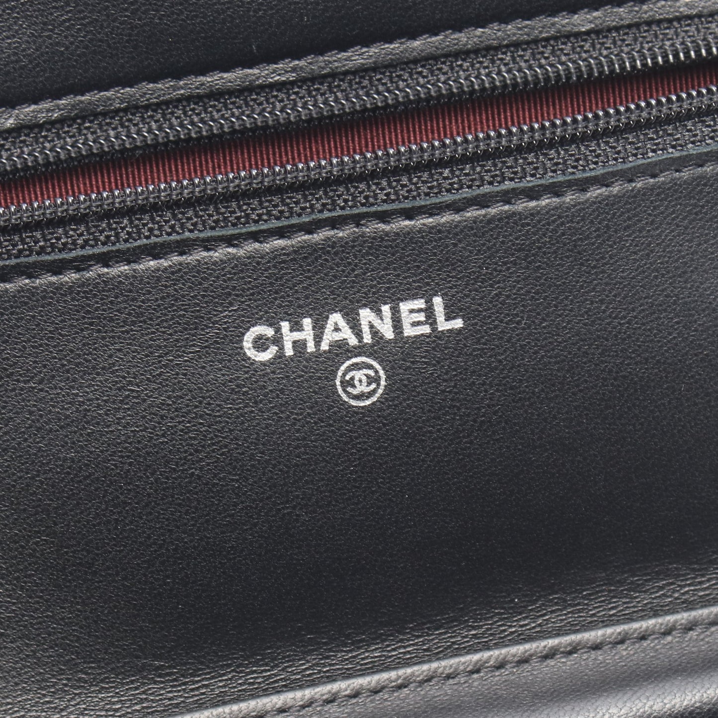 マトラッセ チェーンウォレット ショルダーバッグ ラムスキン ブラック シルバー金具 シャネル バッグ CHANEL