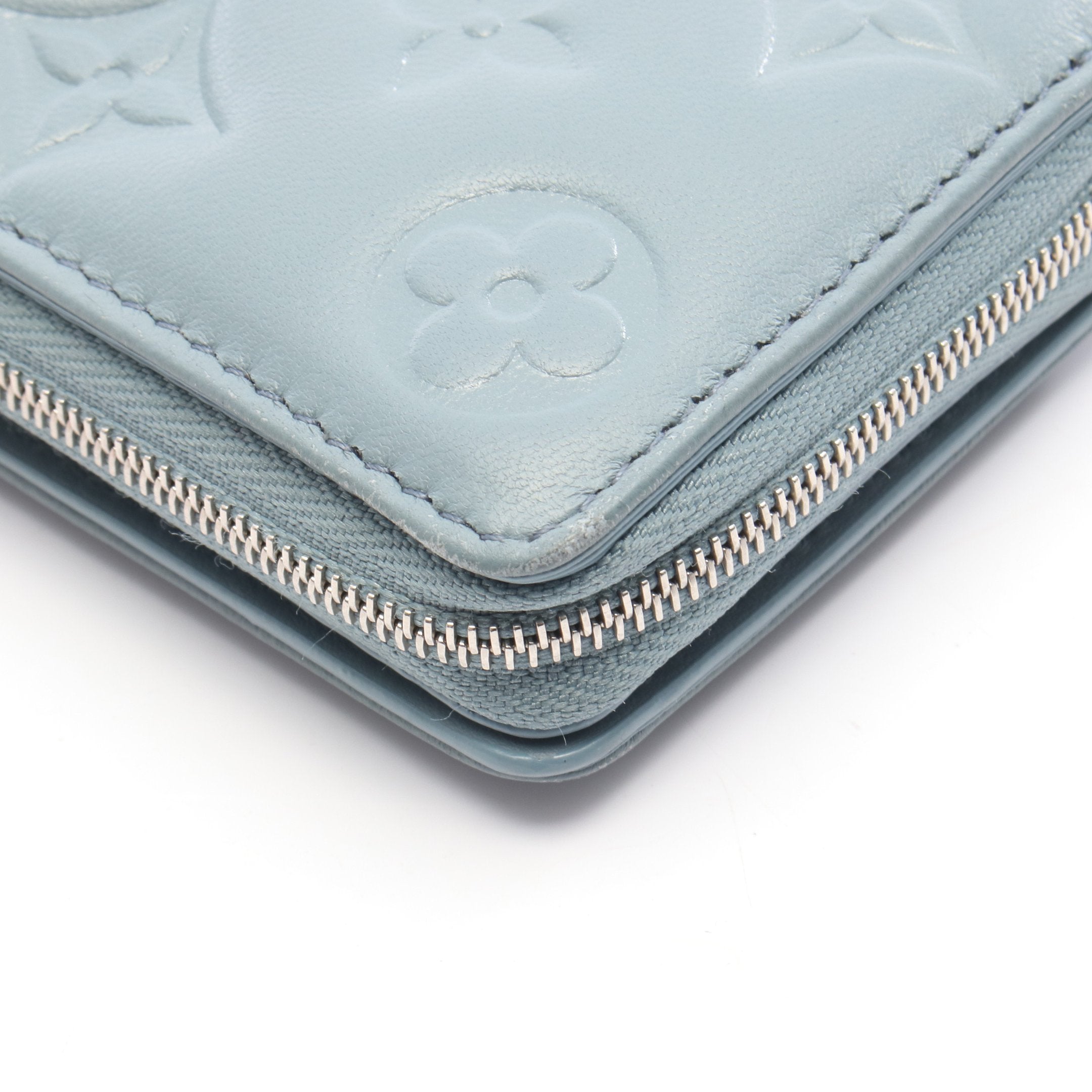 ポルトフォイユ ルー クッサン ブルーグラシエール 二つ折り財布