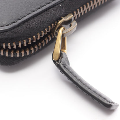 スネーク ラウンドファスナー長財布 レザー ブラック グッチ 財布・小物 GUCCI