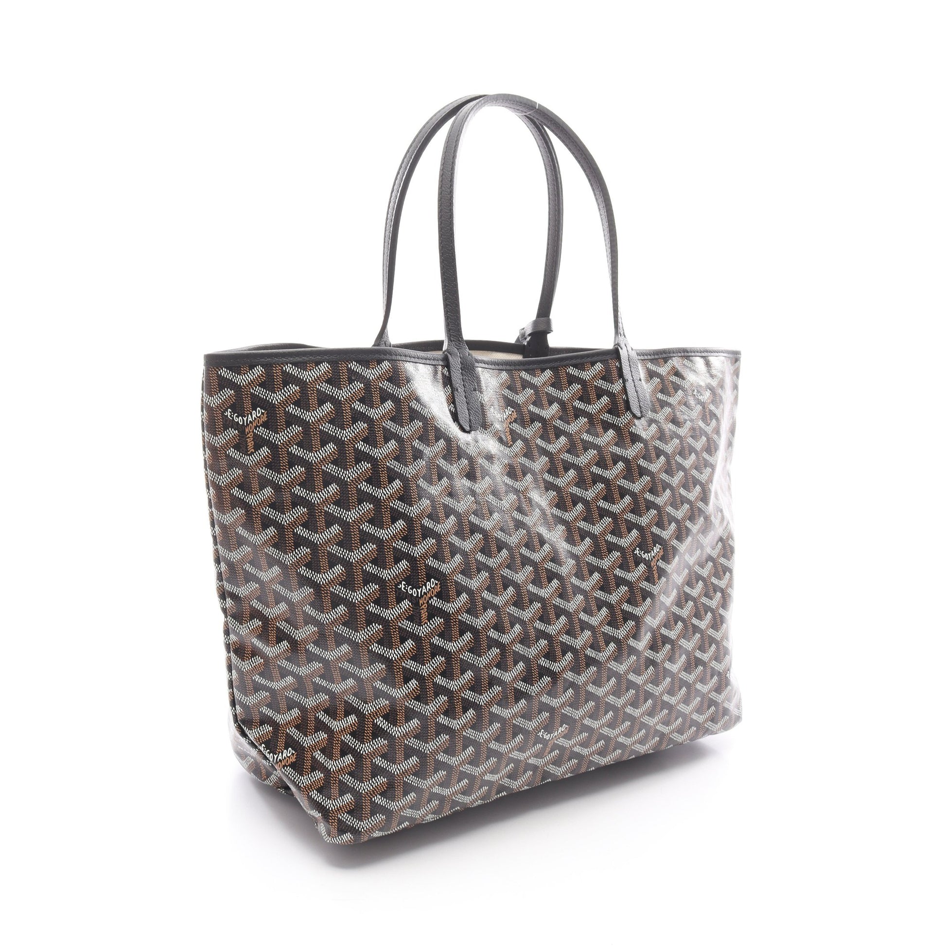 サンルイPM ハンドバッグ トートバッグ コーティングキャンバス レザー ブラック マルチカラー ゴヤール バッグ GOYARD
