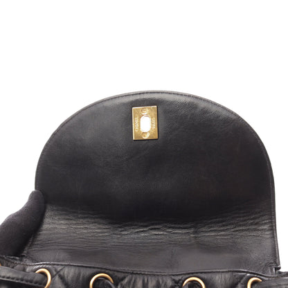 マトラッセ バックパック リュックサック ラムスキン ブラック ゴールド金具 シャネル バッグ CHANEL