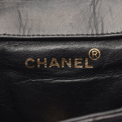 マトラッセ バックパック リュックサック ラムスキン ブラック ゴールド金具 シャネル バッグ CHANEL