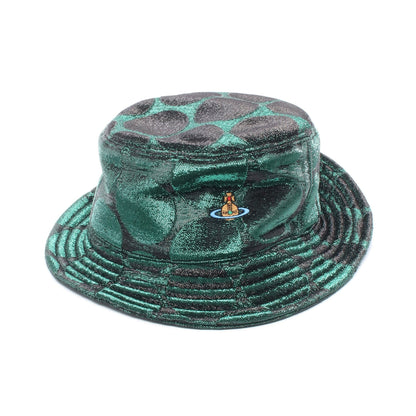 LUREX POLKADOTS バケット ハット オーブ刺繍 ブラック グリーン ヴィヴィアンウエストウッド 財布・小物 Vivienne Westwood