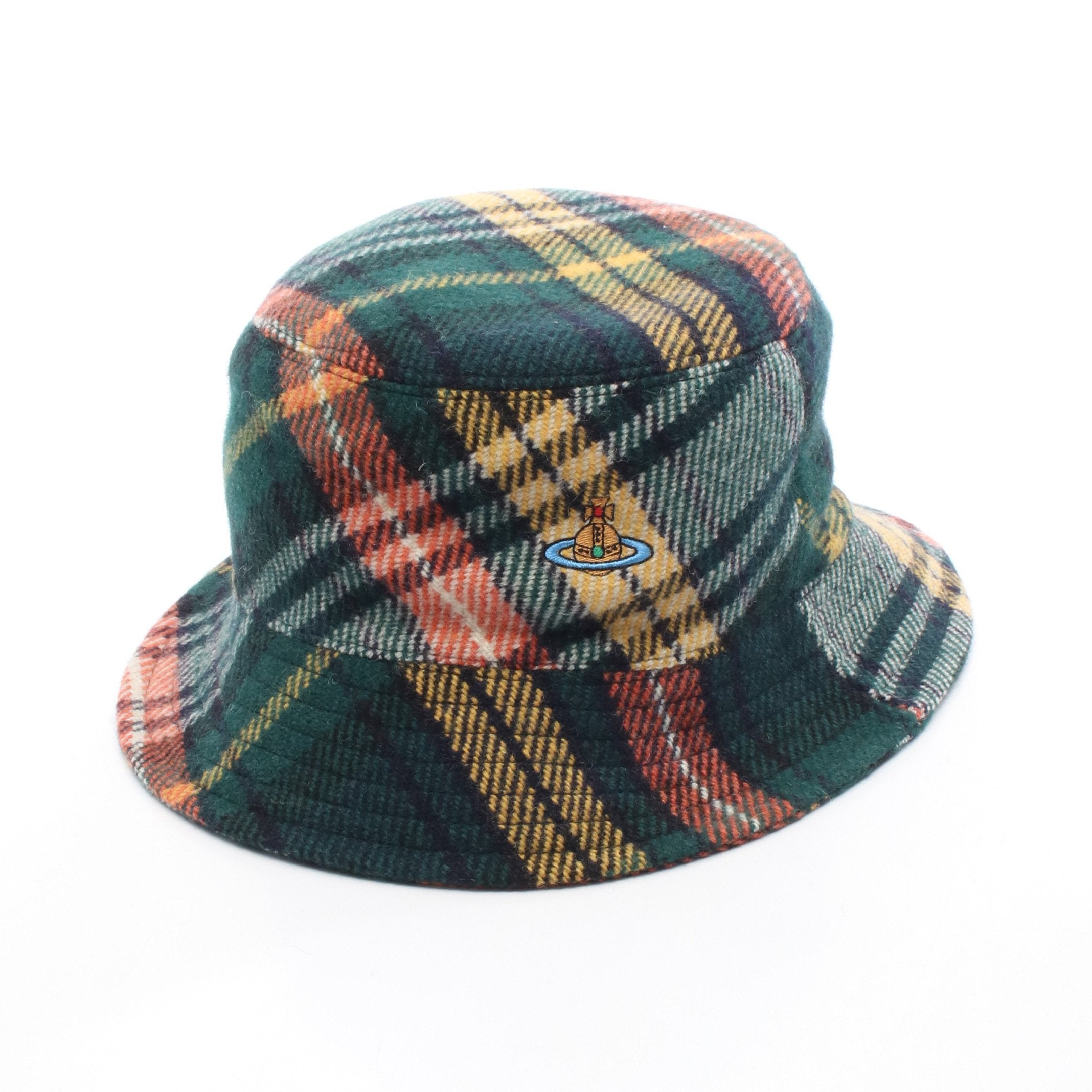 Vivienne Westwood チェック柄ウールハット Vivienne Westwood ヴィヴィアンウエストウッド 日本製 チェック柄