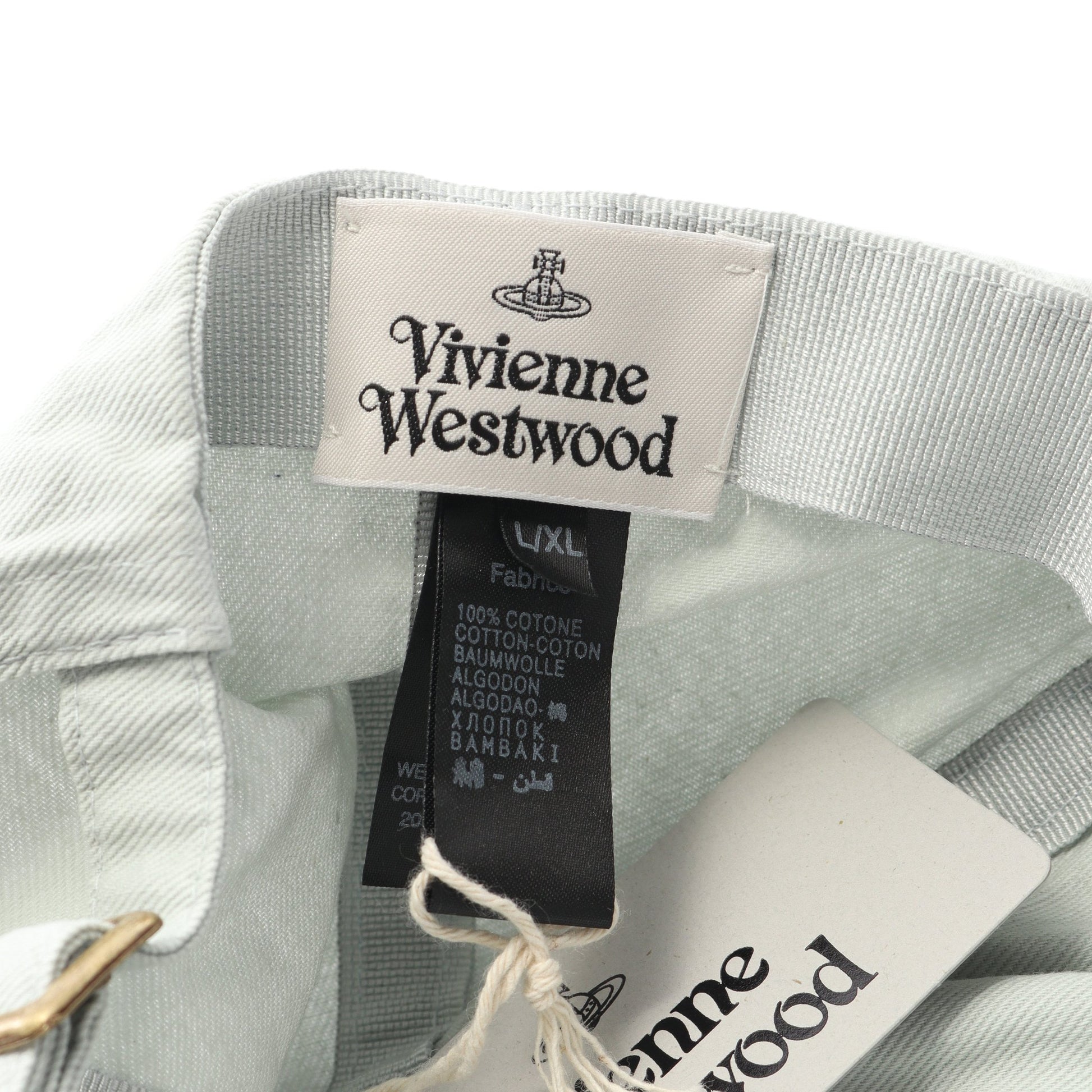 ベースボール キャップ キャンバス ライトブルー ヴィヴィアンウエストウッド 財布・小物 Vivienne Westwood