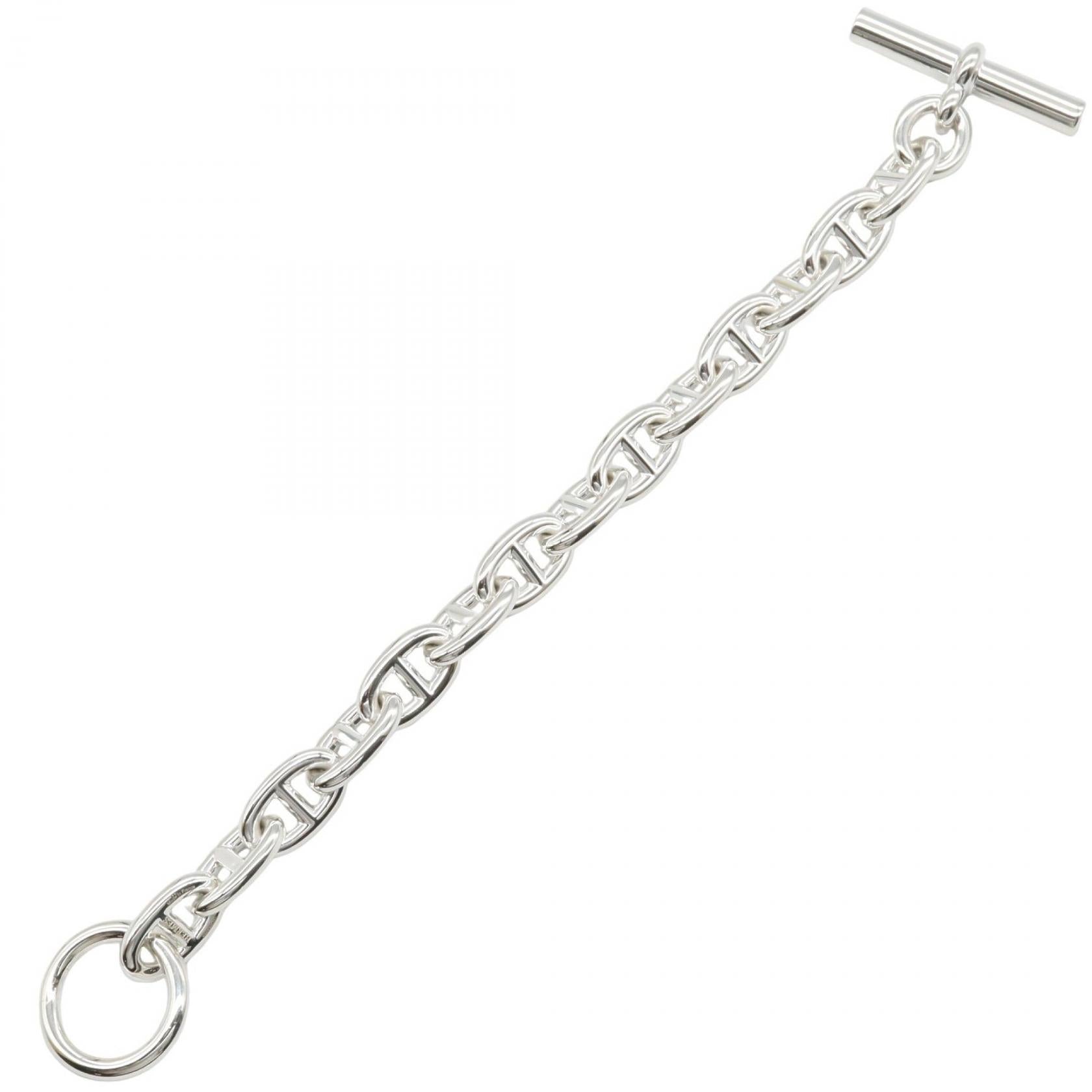 シェーヌダンク MM 14コマ ブレスレット ブレスレット SV925 シルバー エルメス アクセサリー HERMES