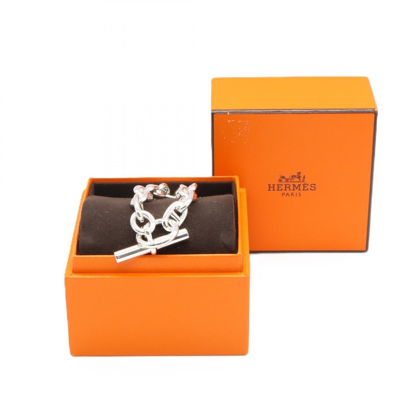 シェーヌダンク MM 14コマ ブレスレット ブレスレット SV925 シルバー エルメス アクセサリー HERMES
