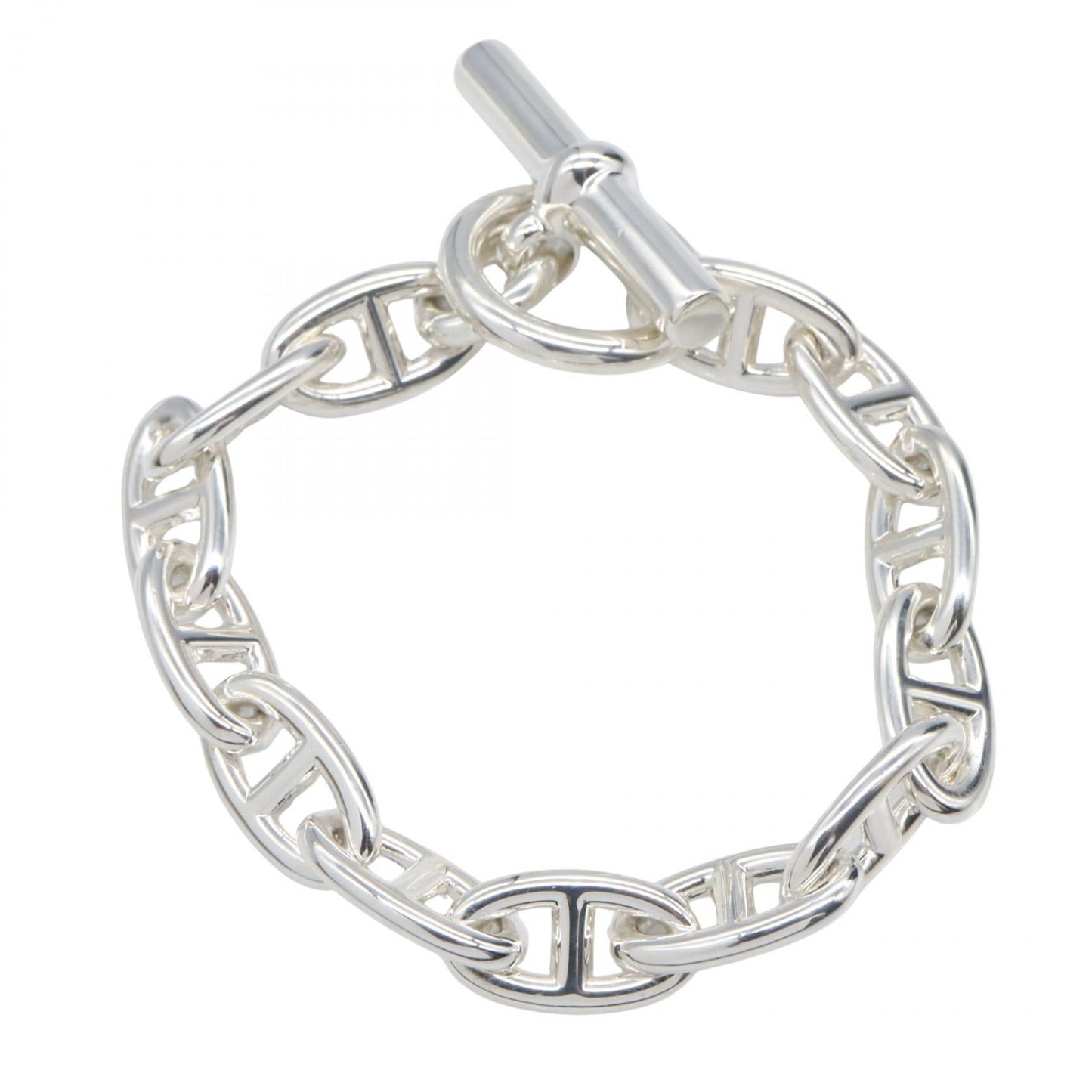 シェーヌダンクル GM 13コマ ブレスレット ブレスレット SV925 シルバー エルメス アクセサリー HERMES