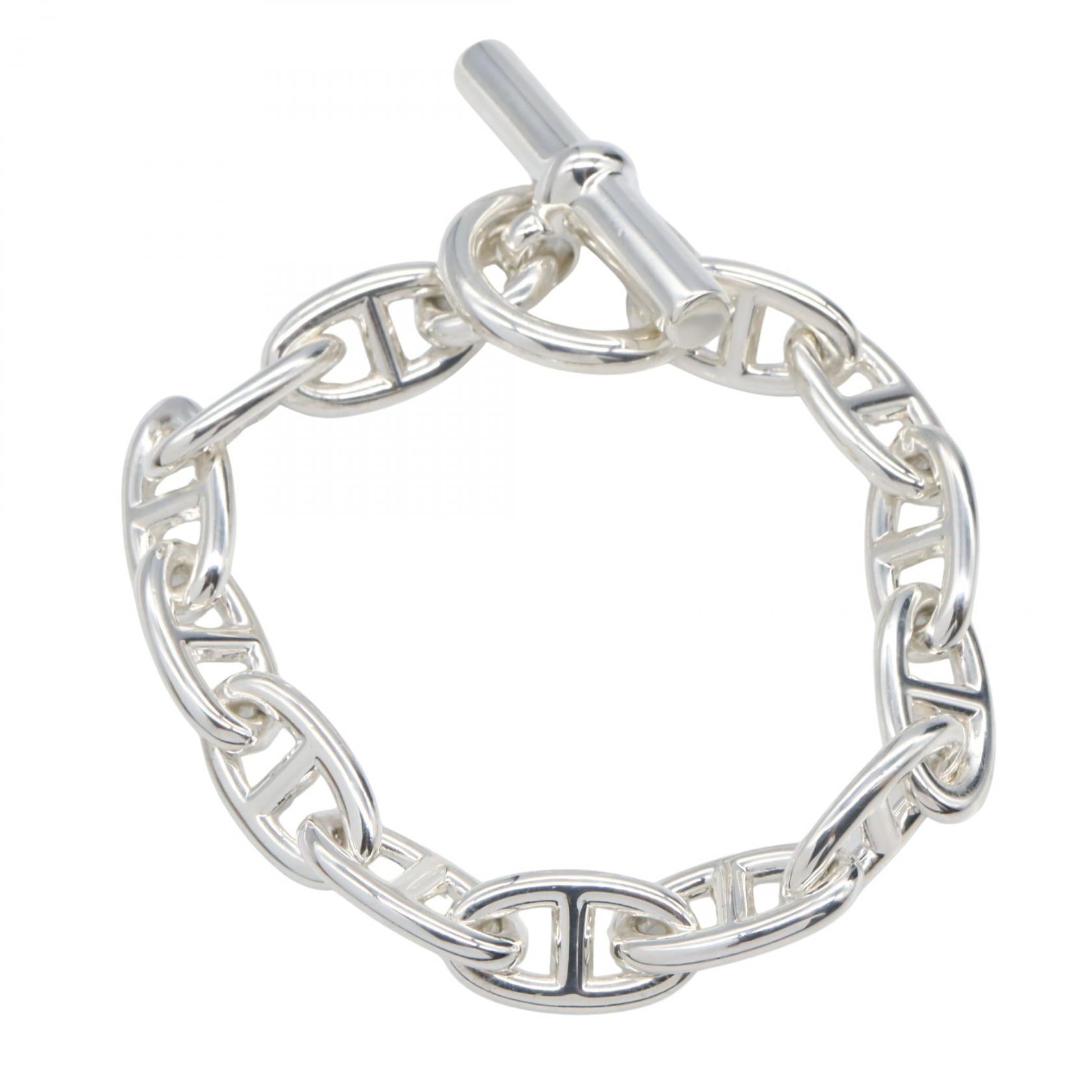シェーヌダンクル GM 13コマ ブレスレット ブレスレット SV925 シルバー エルメス アクセサリー HERMES