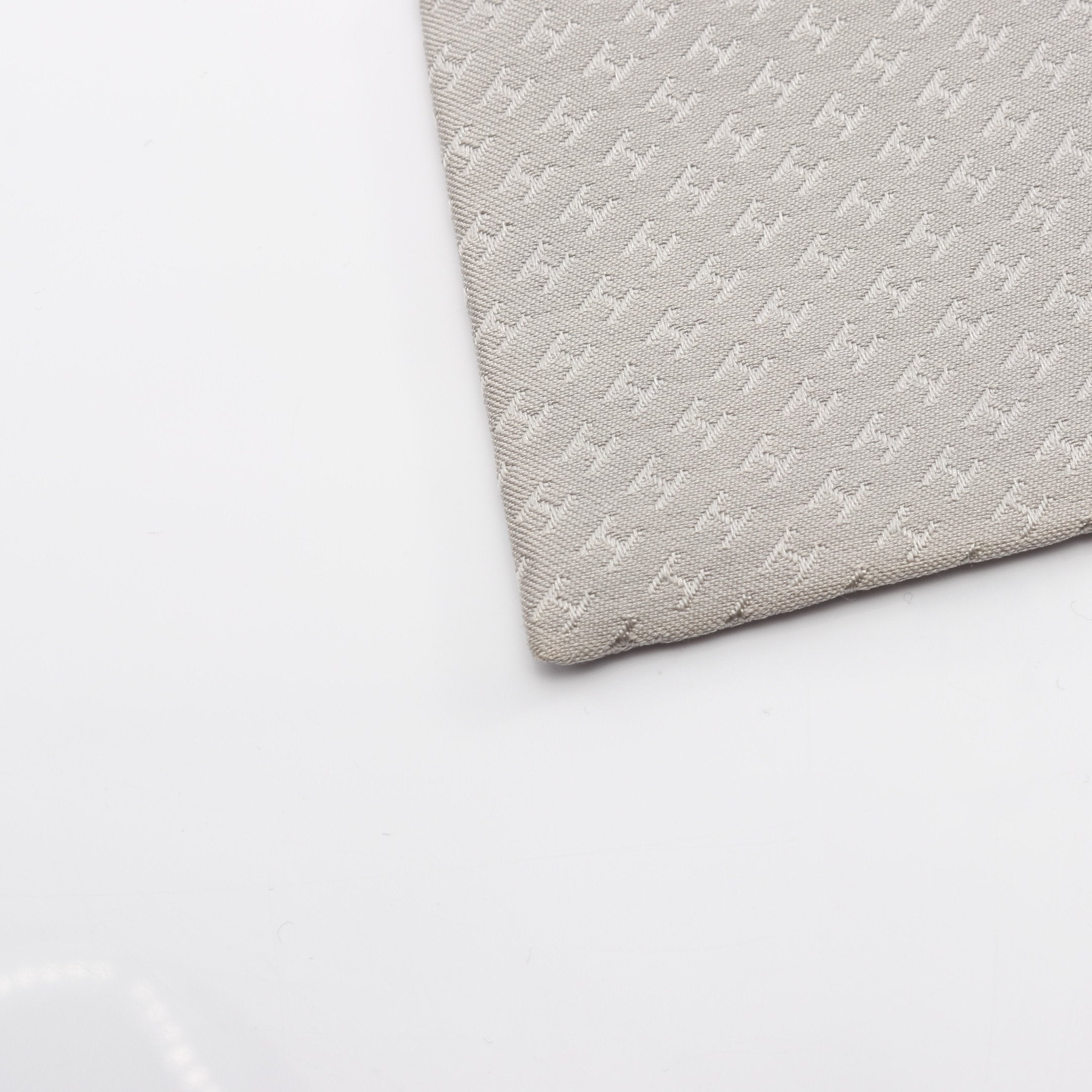 H柄 ネクタイ シルク グレー エルメス – RECLO