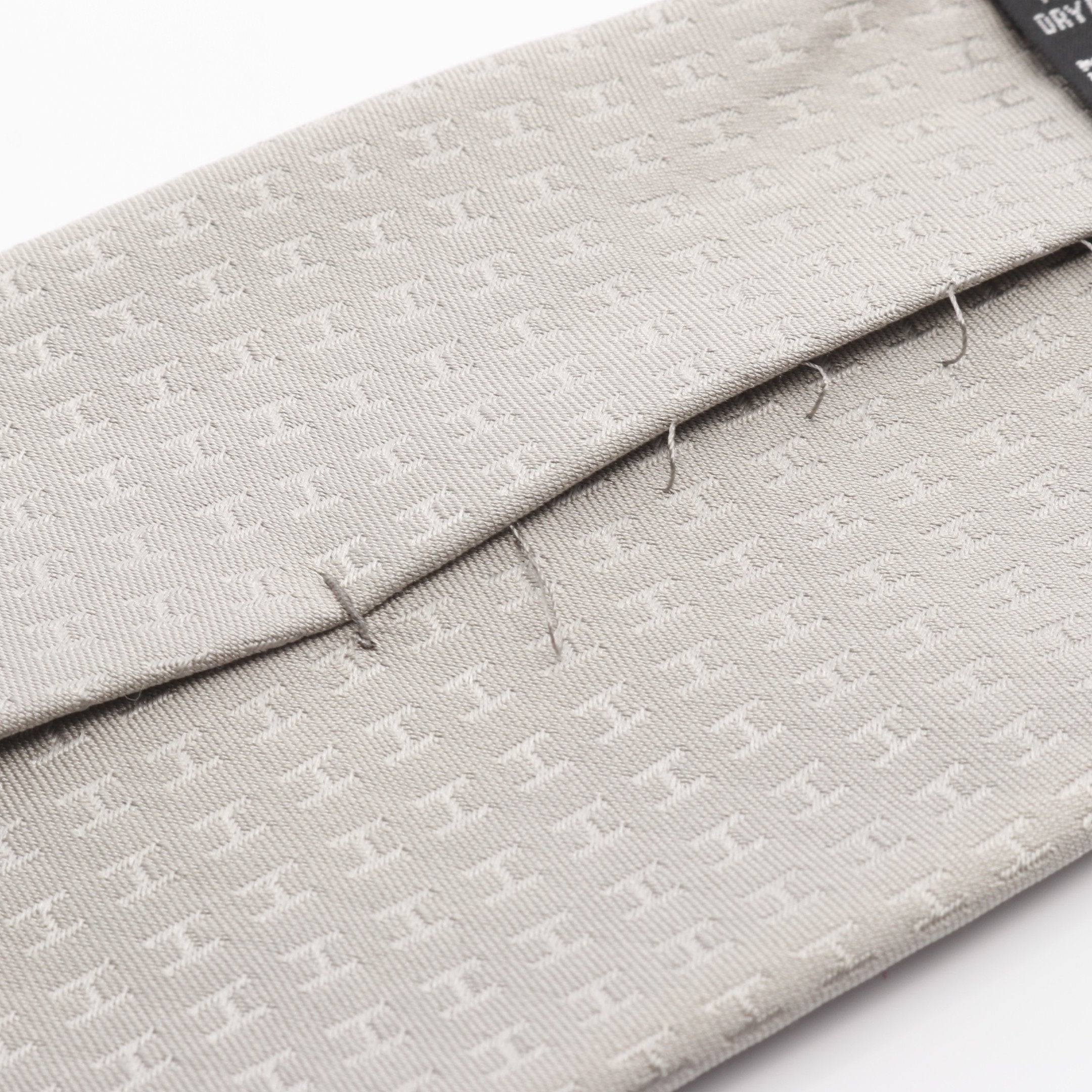 H柄 ネクタイ シルク グレー エルメス – RECLO