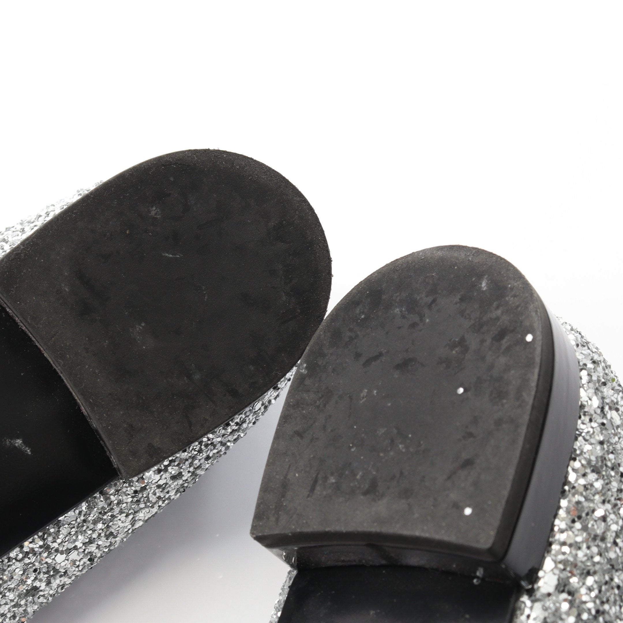 ✨CHANEL シャネル✨ エナメルパンプス✨ COCOマーク✨エナメル✨ ココマーク パンプス グリッター エナメルレザー シルバー