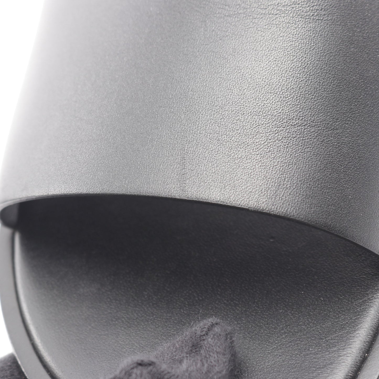 アルル スライドサンダル レザー ブラック エルメス シューズ HERMES