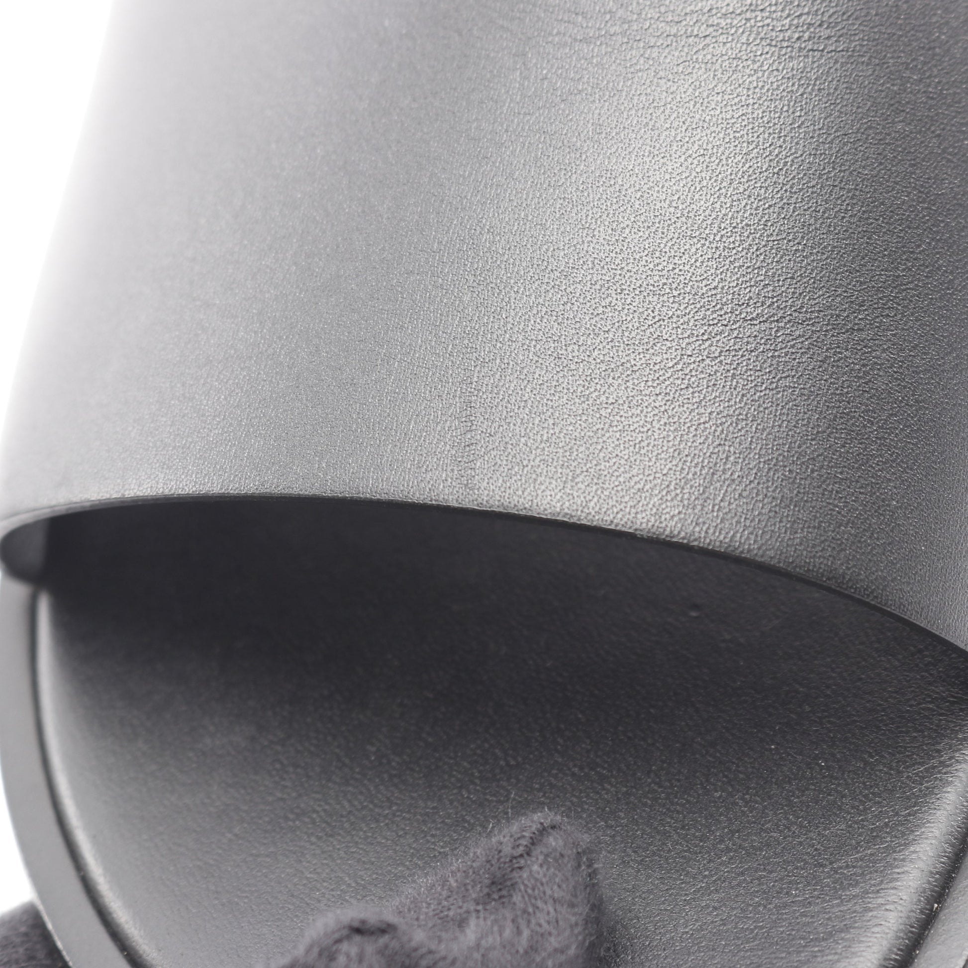 アルル スライドサンダル レザー ブラック エルメス シューズ HERMES