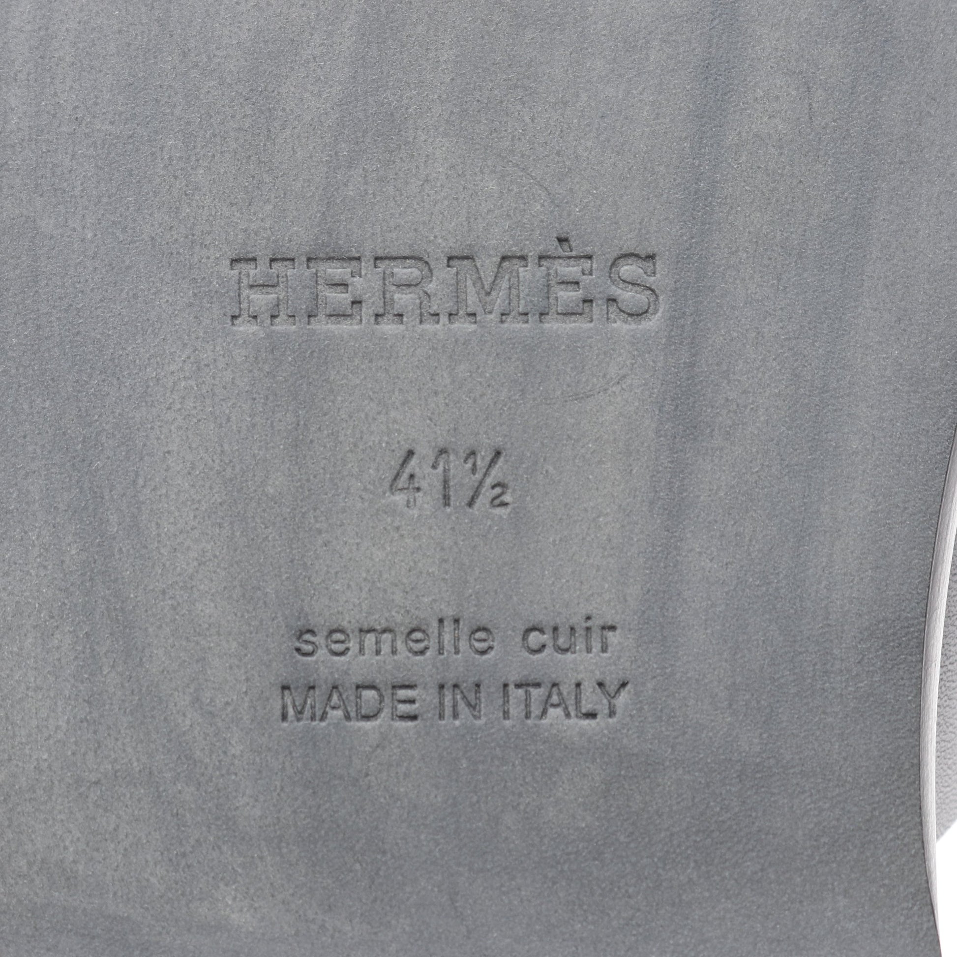 アルル スライドサンダル レザー ブラック エルメス シューズ HERMES