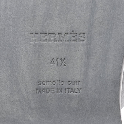 アルル スライドサンダル レザー ブラック エルメス シューズ HERMES