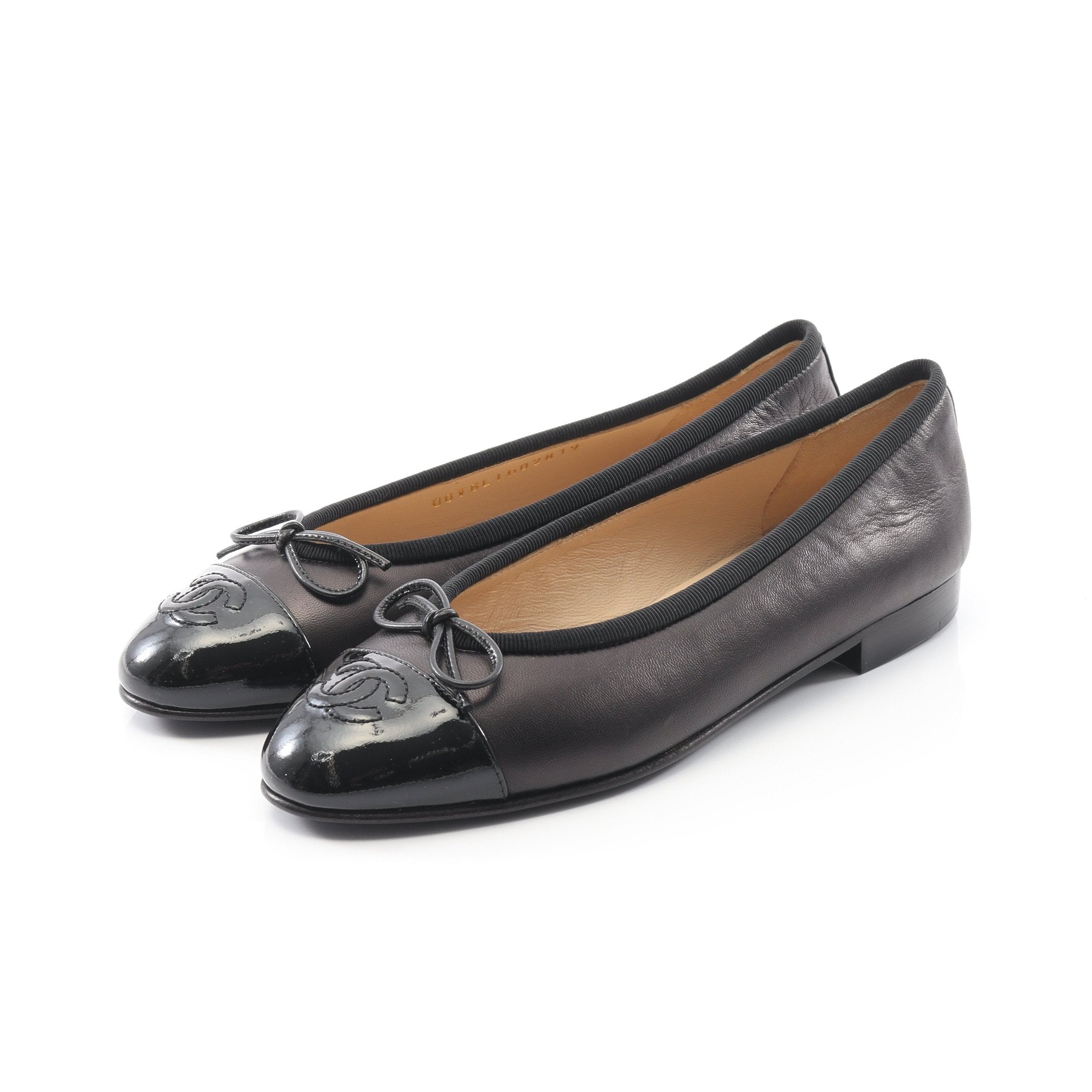 美品　シャネル　バレリーナ　ラムスキン　エナメル　黒37 美品 シャネル バレリーナ ラムスキン エナメル 黒37 楽天市場