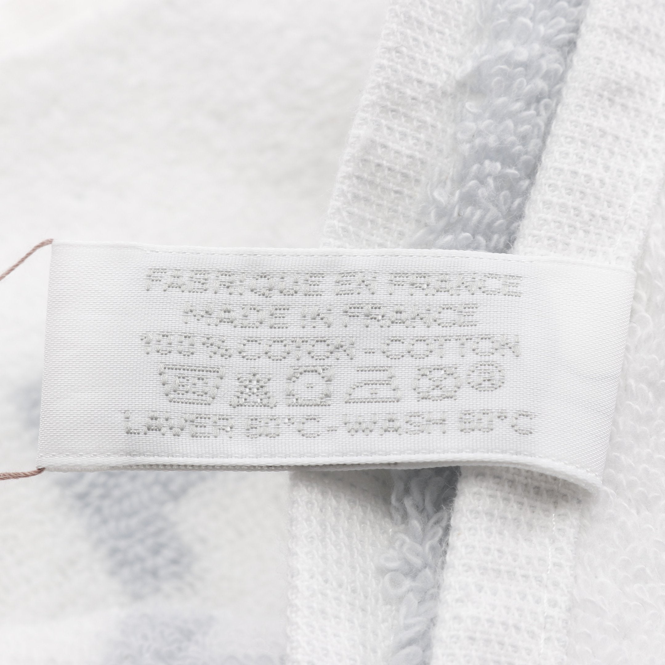 アヴァロン バス タオル コットン ブルーグレー ホワイト エルメス – RECLO