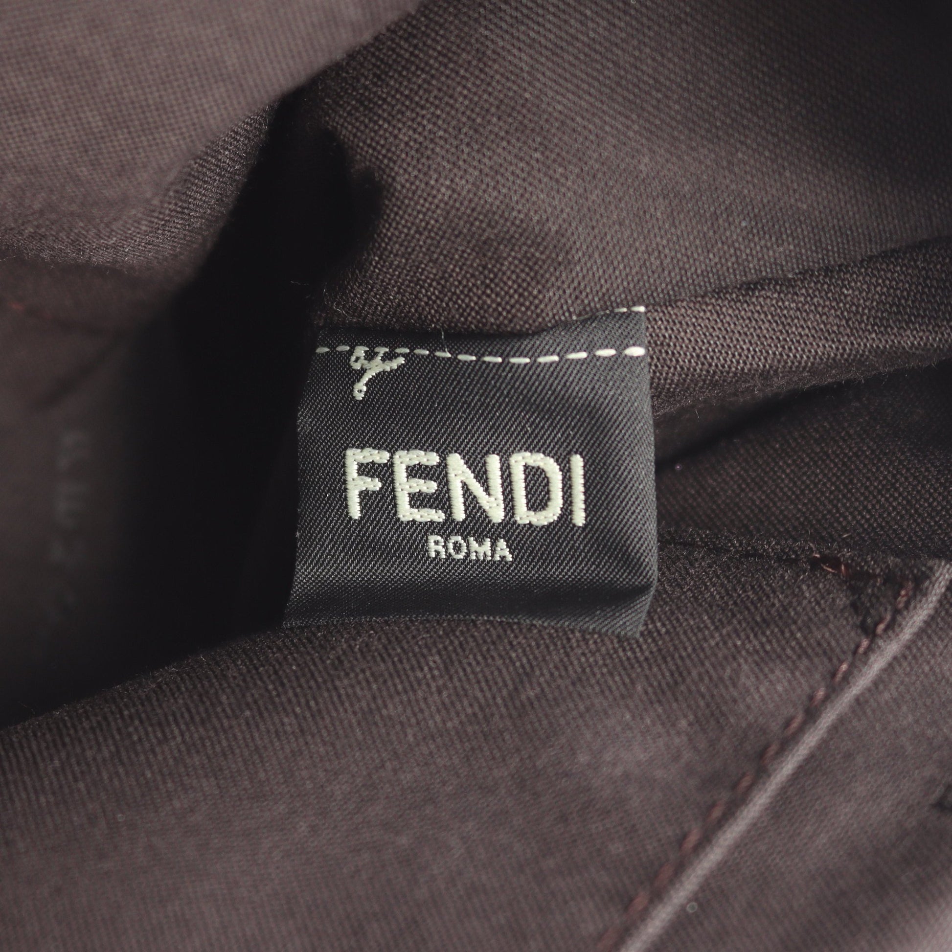 BY THE WAY MEDIUM バイザウェイ ミディアム ハンドバッグ キャンバス レザー アイボリー カーキグリーン 2WAY フェンディ バッグ FENDI