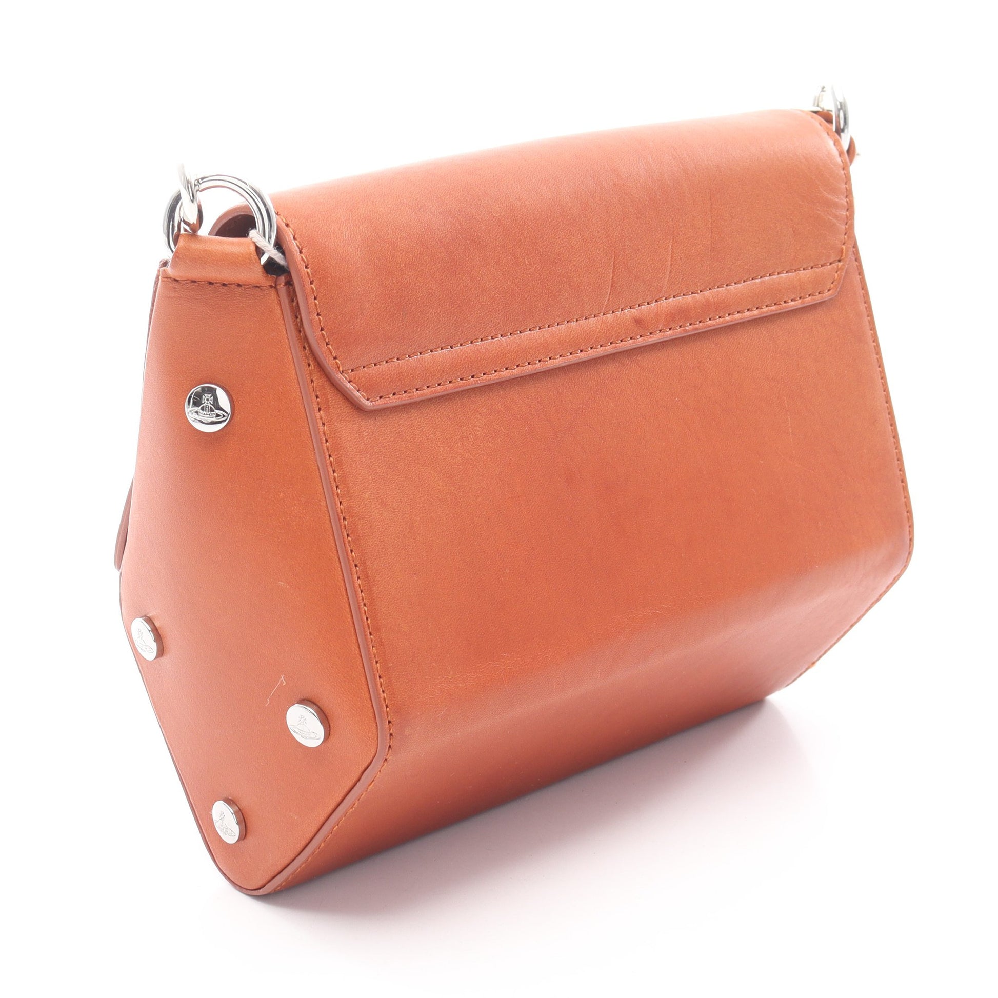 Sapphire Crossbody ショルダーバッグ レザー ブラウン ヴィヴィアンウエストウッド バッグ Vivienne Westwood