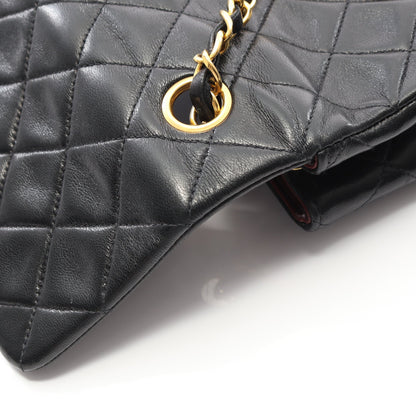 ミニマトラッセ20 チェーンショルダーバッグ ラムスキン ブラック ゴールド金具 ヴィンテージ シャネル バッグ CHANEL