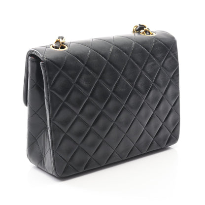 ミニマトラッセ20 チェーンショルダーバッグ ラムスキン ブラック ゴールド金具 ヴィンテージ シャネル バッグ CHANEL