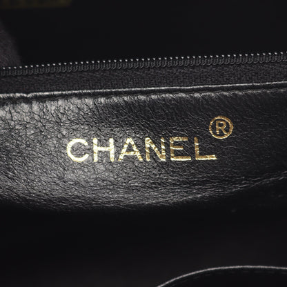 マトラッセ チェーンショルダーバッグ キャビアスキン ブラック ゴールド金具 シャネル バッグ CHANEL