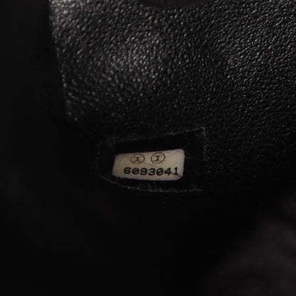 マトラッセ ハンドバッグ キャビアスキン ブラック シルバー金具 シャネル バッグ CHANEL