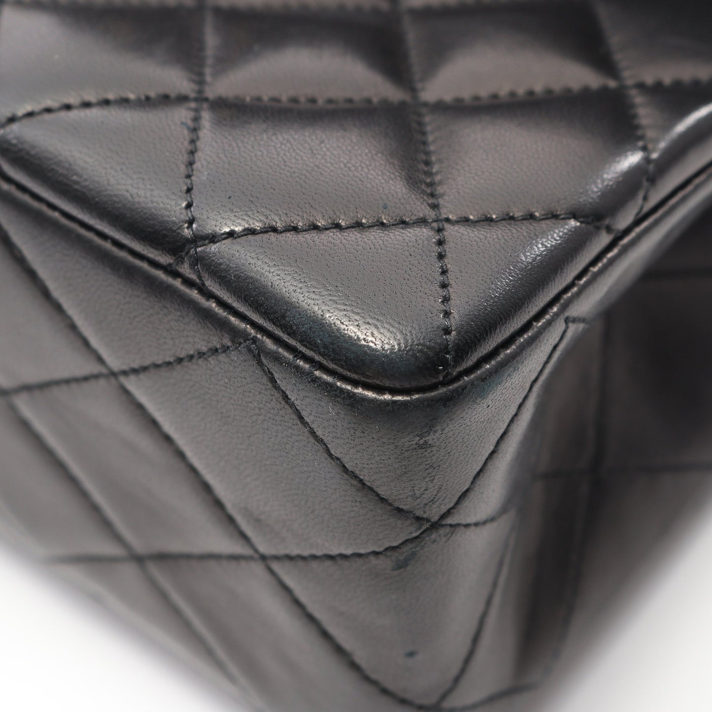 マトラッセ Wフラップ Wチェーンショルダーバッグ ラムスキン ブラック ゴールド金具 シャネル バッグ CHANEL