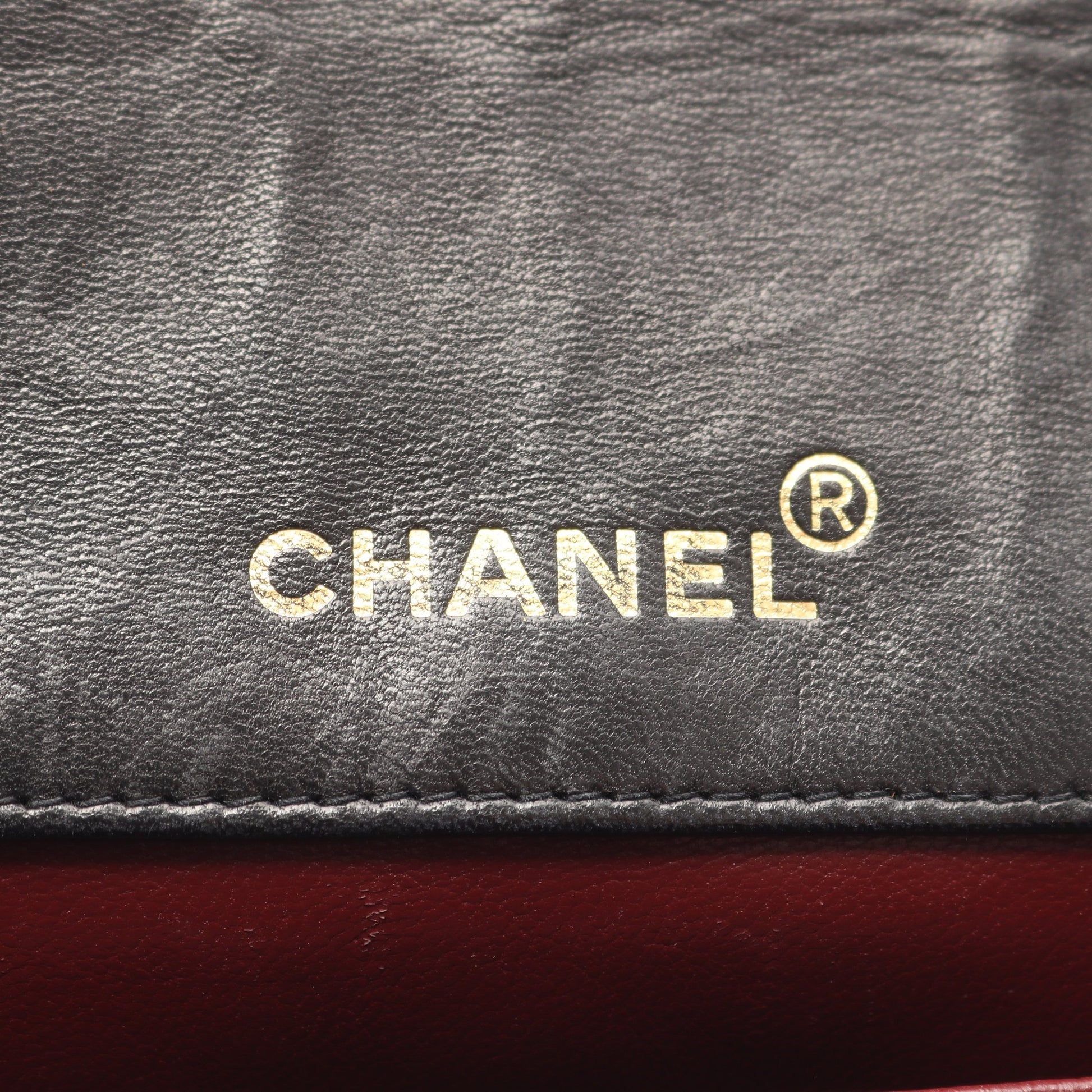 マトラッセ チェーンショルダーバッグ ラムスキン ブラック ゴールド金具 シャネル バッグ CHANEL