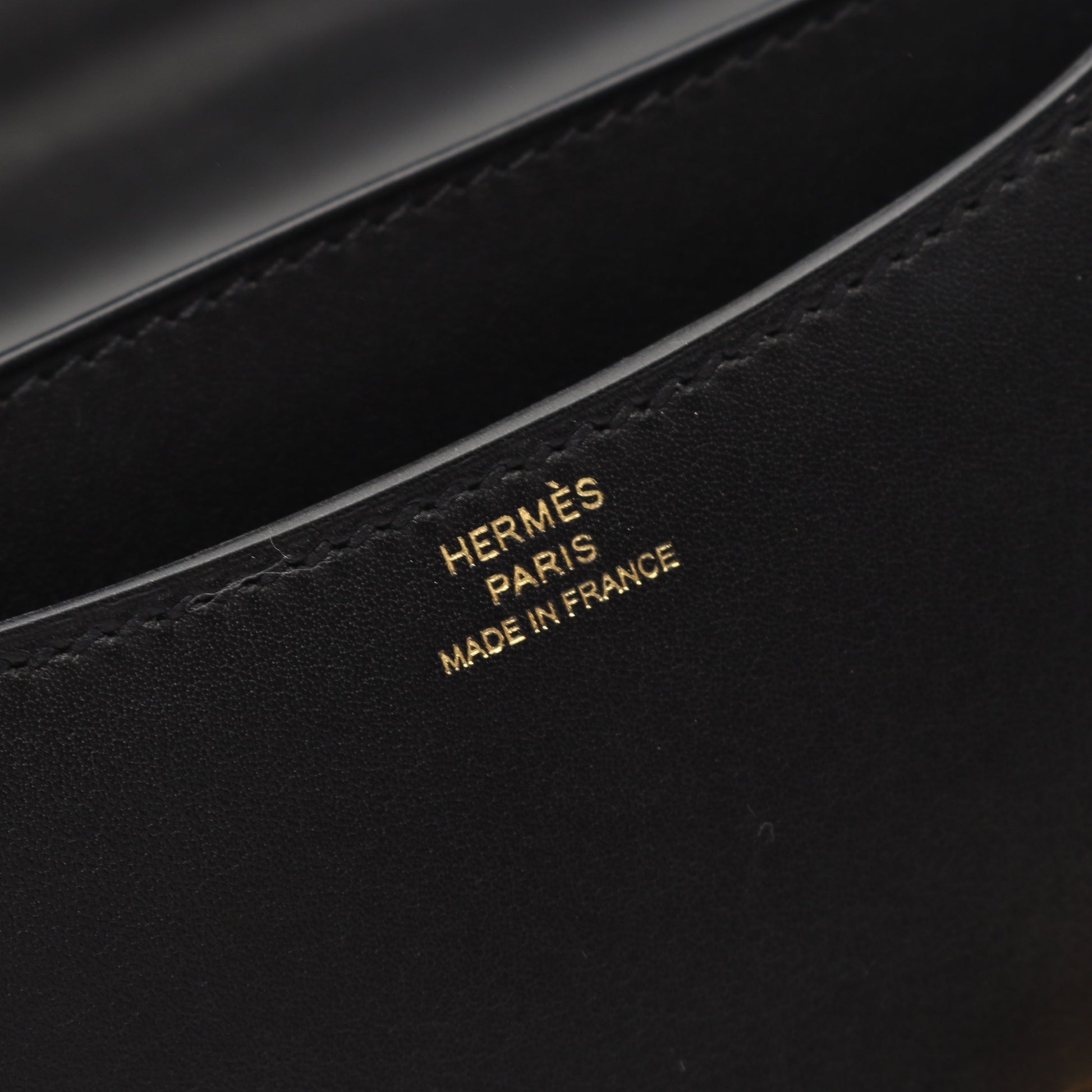 コンスタンス3 ミニ ショルダーバッグ ボックスカーフ ブラック ゴールド金具 Y刻印 エルメス バッグ HERMES
