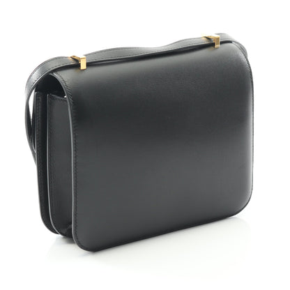 コンスタンス3 ミニ ショルダーバッグ ボックスカーフ ブラック ゴールド金具 Y刻印 エルメス バッグ HERMES