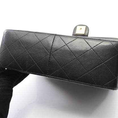 ミニマトラッセ20 チェーンショルダーバッグ ラムスキン ブラック ゴールド金具 ヴィンテージ シャネル バッグ CHANEL