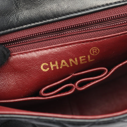 ミニマトラッセ20 チェーンショルダーバッグ ラムスキン ブラック ゴールド金具 ヴィンテージ シャネル バッグ CHANEL