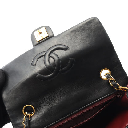 ミニマトラッセ20 チェーンショルダーバッグ ラムスキン ブラック ゴールド金具 ヴィンテージ シャネル バッグ CHANEL