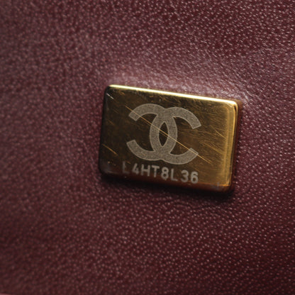 マトラッセ Wフラップ Wチェーンショルダーバッグ キャビアスキン ブラック ゴールド金具 シャネル バッグ CHANEL