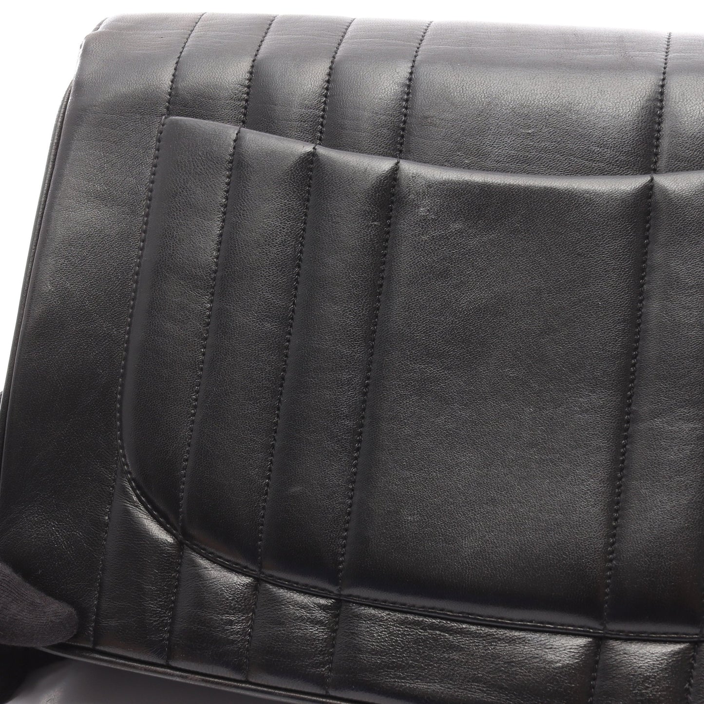 マドモアゼル デカマトラッセ Wチェーンショルダーバッグ ラムスキン ブラック ゴールド金具 シャネル バッグ CHANEL