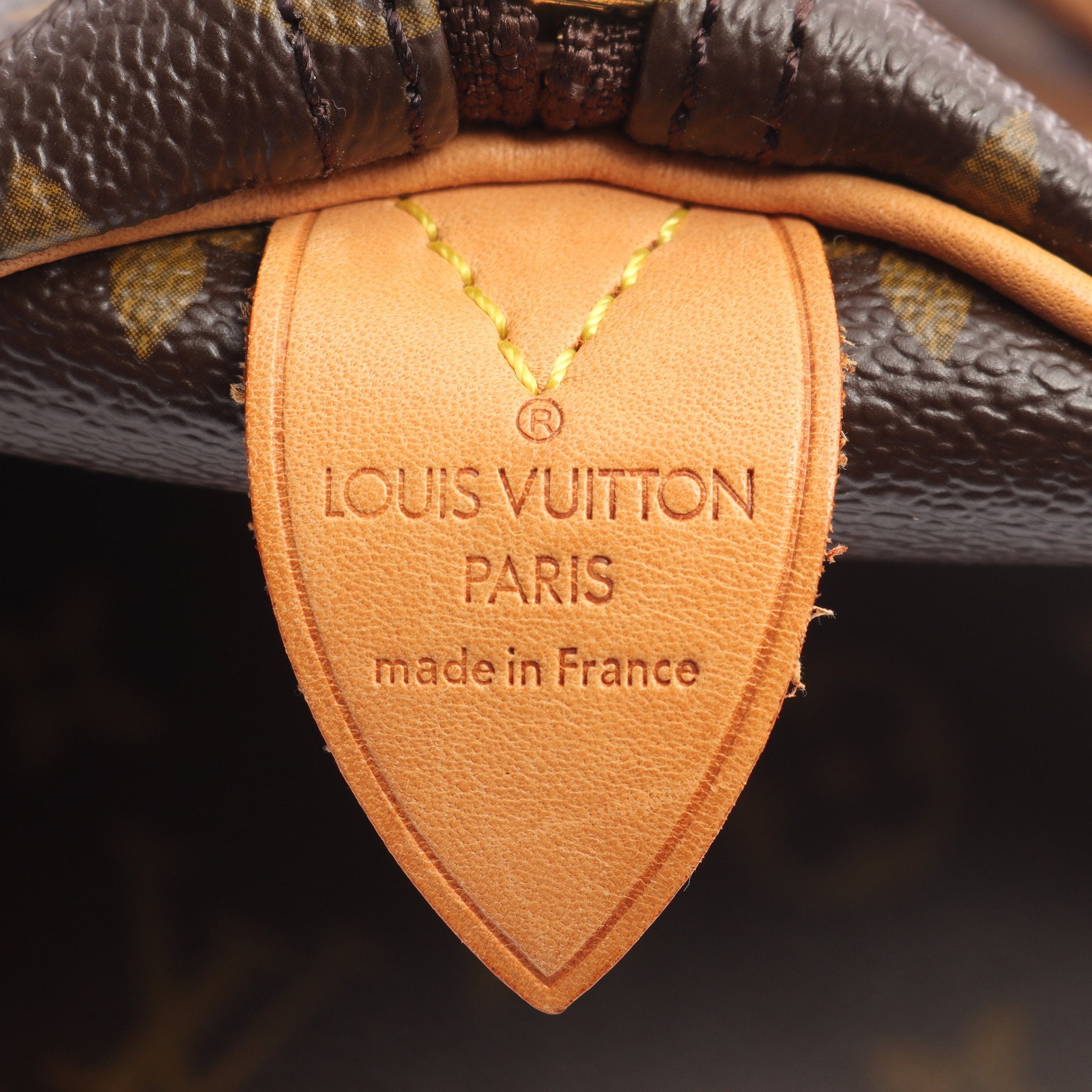 キーポル50 モノグラム ボストンバッグ PVC レザー ブラウン ルイ